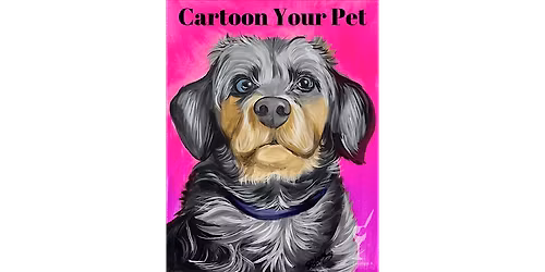 Cartoon Pet Portrait - Paint and Sip in Houston | Classpop!\u2122