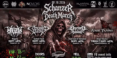 Schanzer Death March Vol.2-MAGEFA/Cutterred Flesh/Deprived of Salvation/Atrox Trauma — Amal goes Diagonal