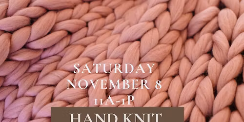 Chunky Hand Knit Blanket Workshop