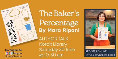The Baker's Percentage - author talk at Koroit Library with Mara Ripani
