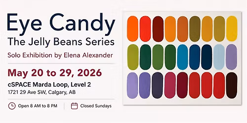 Eye Candy: The Jelly Beans Series | Geometric Abstract Art Exhibition