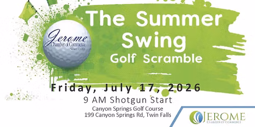 Jerome Chamber Summer Swing Golf Scramble