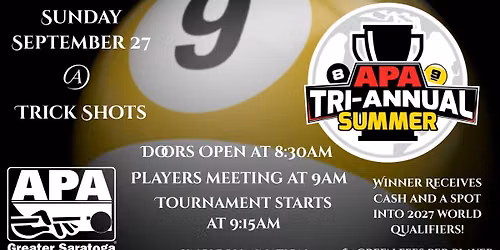 Summer Session 9-Ball Tri-Annuals