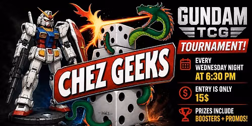 CHEZ GEEKS WEDNESDAYS!