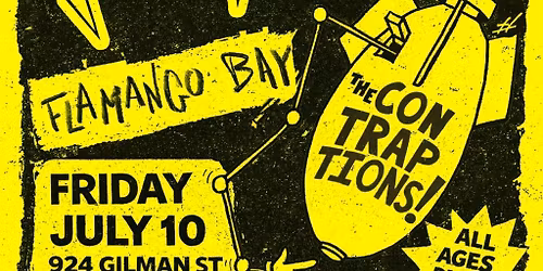 Schlong, Party Force, Bobby Joe Ebola, The Contraptions, & Flamango Bay @ 924 Gilman!
