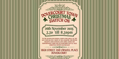 Dovercourt Town Christmas Switch On 2025