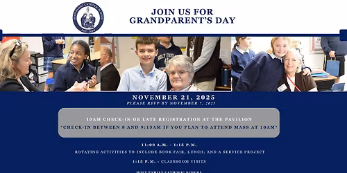 Holy Family Catholic School Grandparents' Day