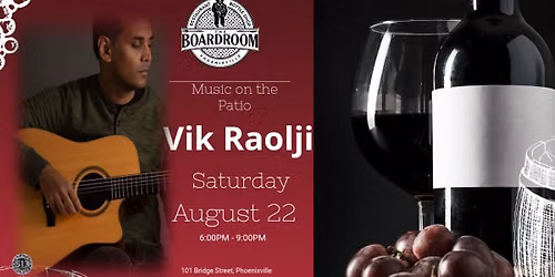 Vik Raolji returns to The Boardroom in Phoenixville