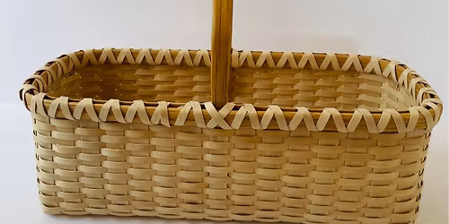 Black Ash Berry Picking Basket with Alice Ogden