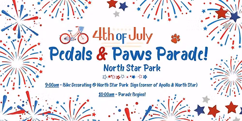 4th of July Pedals & Paws Parade