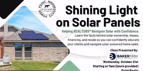 Shining Light on Solar Panels in Real Estate