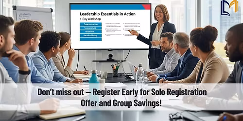 Leadership Essentials in Action \u2013 1-Day Workshop in Kansas City, KS