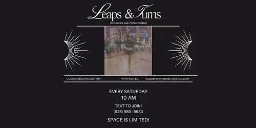 Leaps, Turns, and Conditioning with Rachel