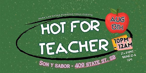 HOT FOR TEACHER 8\/13