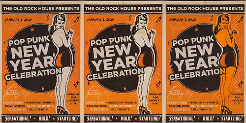 Pop Punk New Year Celebration at Old Rock House with Safety Third, Feeling This! and Elder Emos
