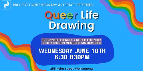 Queer Life Drawing for Pride Month \u270f\ufe0f
