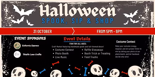 Spook, Sip & Shop