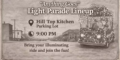 "Anything Goes" Light Parade