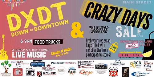 Crazy Days Downtown Ponca City & DXDT-Down by Downtown