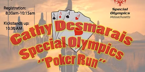 Cathy Desmarais Special Olympics "Poker Run"