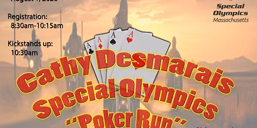 Cathy Desmarais Special Olympics "Poker Run"