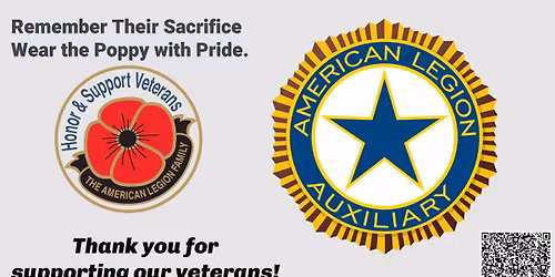 Poppy Day! Wear it with Pride!