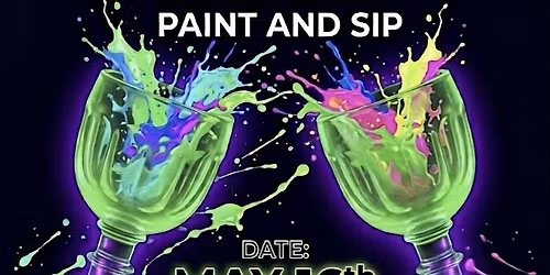 The Glow-Up: Black Light Paint and Sip