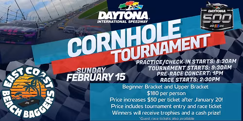 NASCAR Daytona 500 Cornhole Tournament (2026)