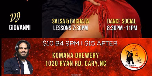 BACHATA TAKEOVER DANCE SOCIAL - KOMANA BREWERY