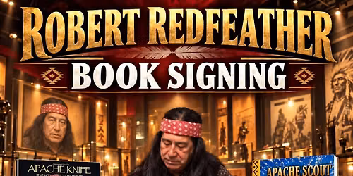 APACHE SCOUT BOOK SIGNING By Robert Redfeather