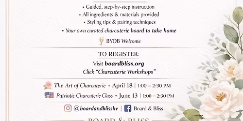 Mother\u2019s Day Charcuterie Experience 