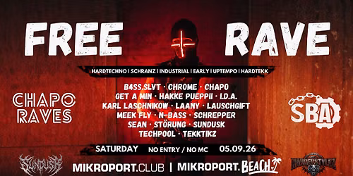 FREE RAVE: Harder Stylez x Chapo Raves x Sundusk B-Day Bash 