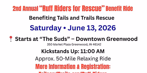 Ruff Riders for Rescue Benefit Ride