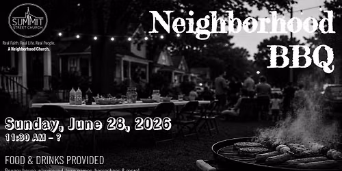 Summit Street Church Neighborhood BBQ