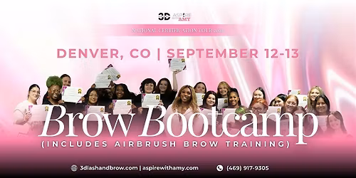 Brow Bootcamp Certification \u2014 Denver, CO (SEPT 12-13, 2026)