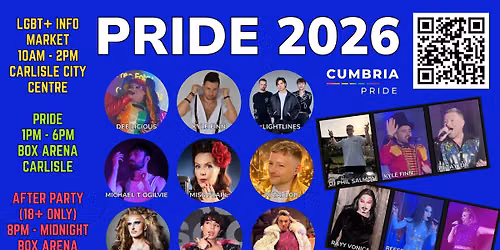 Cumbria Pride 2026 — BOX ARENA