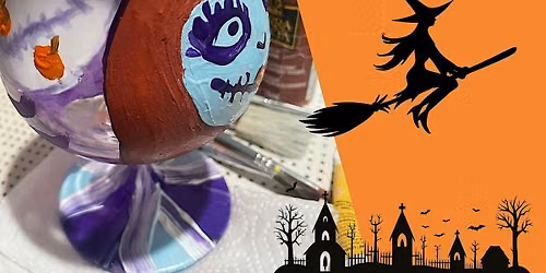 Sip and paint nightmare before Christmas