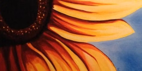 Radiant Bloom - Canvas Paint & Sip