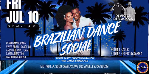 Brazilian Dance White Party (Zouk, Forr\u00f3 & Samba de Gafieira)