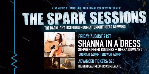 Shanna In A Dress w\/ Stephen Peter Rodgers & Bekka Dowland - The Spark Sessions at Bright Ideas