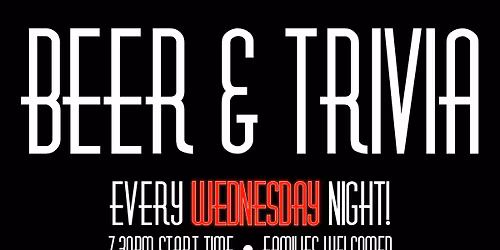 GENERAL THEME TRIVIA @ 730PM