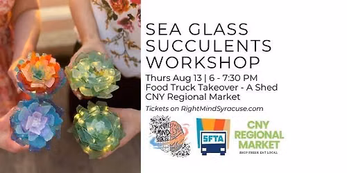 Sea Glass Succulents Workshop