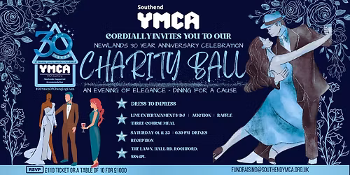 Southend YMCA Charity Ball: An Evening of Elegance \u2013 Dining for a Cause