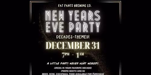 New Years Eve Party!