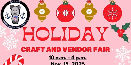 HOLIDAY CRAFT AND VENDOR FAIR