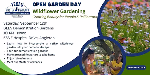 Open Garden Day - Wildflower Gardening