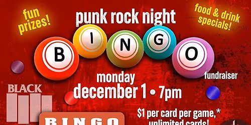 Punk Rock BINGO