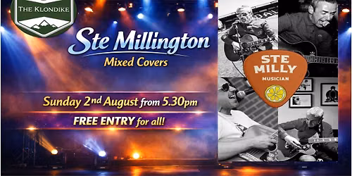 Ste Millington - Mixed covers - FREE ENTRY!!