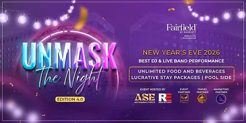 UNMASK THE NIGHT NYE 2026 at Fairfield By Marriott