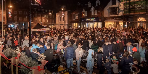 The Big Reveal and East Grinstead Town Council's Christmas Lights Switch on 